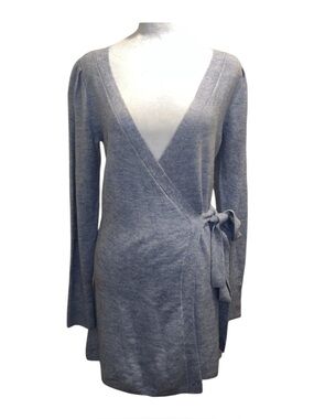 NWT Abercrombie & Fitch Light Blue Wrap Cardigan